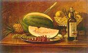 Fruit and wine on a table Benedito Calixto